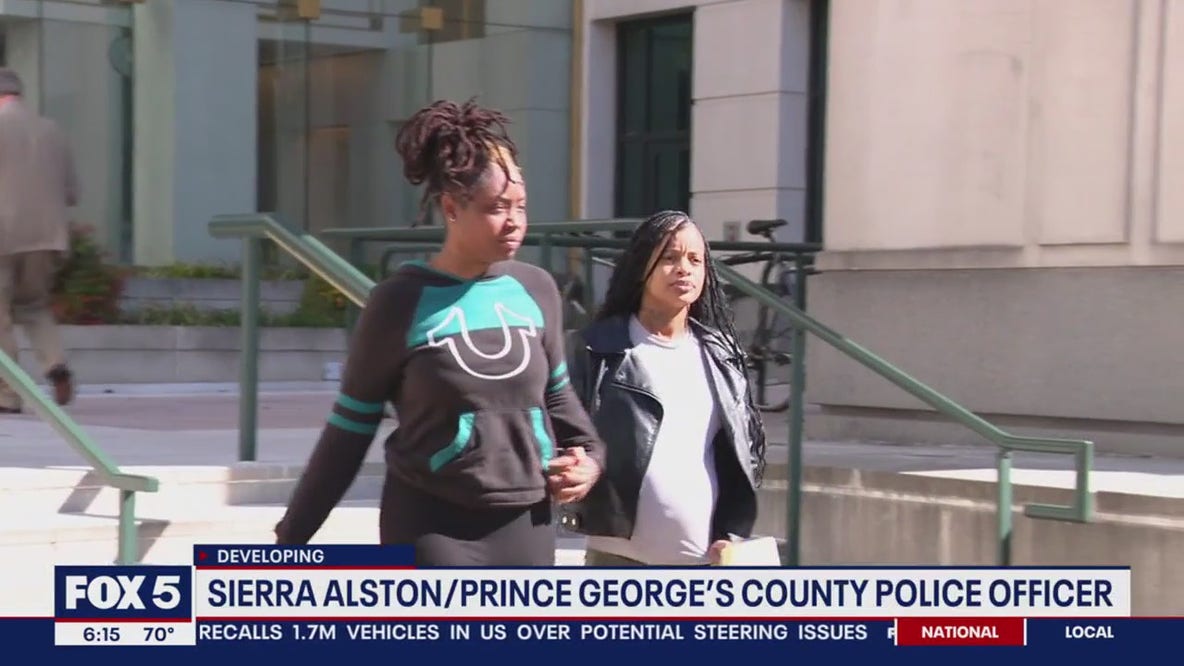 Prince George's County police officer charged with driving stolen vehicles appears in court